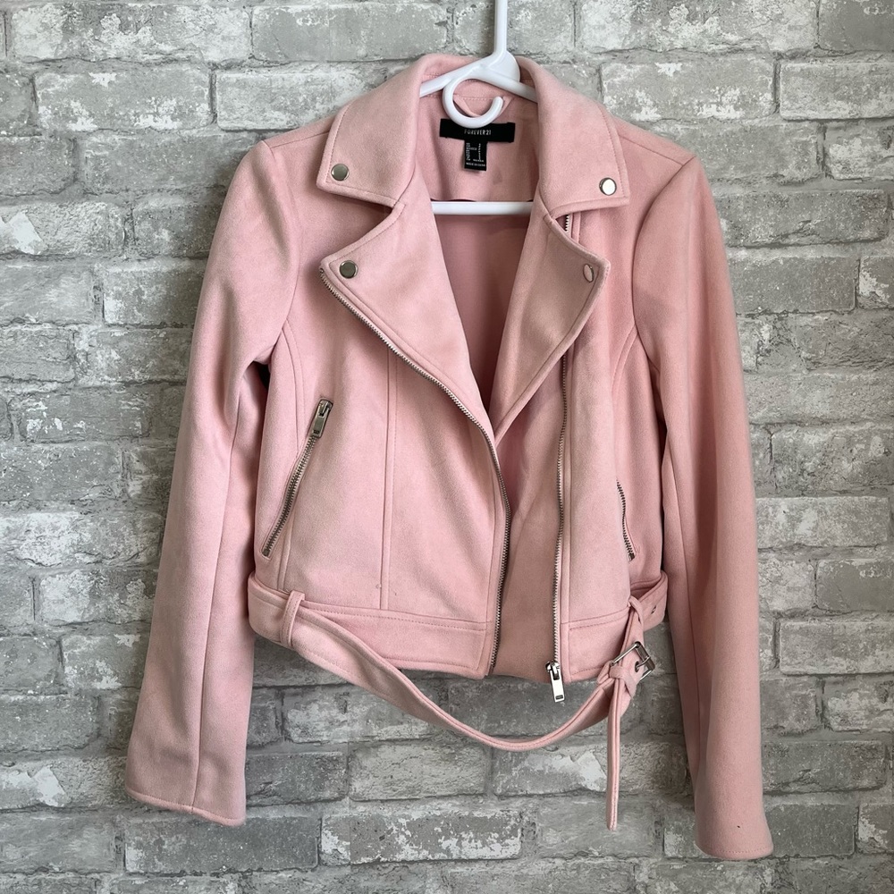 Pink Biker Jacket
